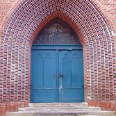 Eingang zur St. Johannis-Kirche in Lüneburg