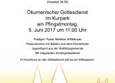 Einladung Pfingstmontag