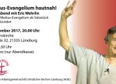 Markusevaangelium, Theaterabend 15.09.2017, Friedenskirche