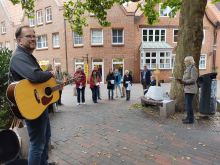 21-09-17 Andacht "to go" Lambertiplatz, Barmherzigkeit