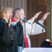 Segen Superintendentin Christine Schmid und Dechant Carsten Menges, Foto M. Hinrichs