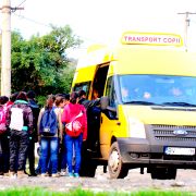 Schulbus für die Kinder von Viscri