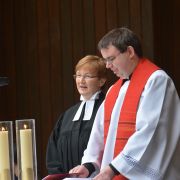Fürbitten und Segen Superintendentin Christine Schmid, St. Johannis und Kaplan Stefan Herr, St. Marien Lüneburg