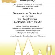 Einladung Pfingstmontag