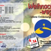 Weihnachtswege Außenteil