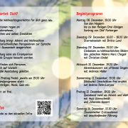 Weihnachtswege Ablauf und Termine