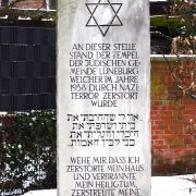 Synagogengedenkstein am 14.02.2013
